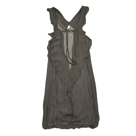 Transit Par Such Dresses & Skirts - Vintage Transit Par-Such Gray Flowy Dress Size S